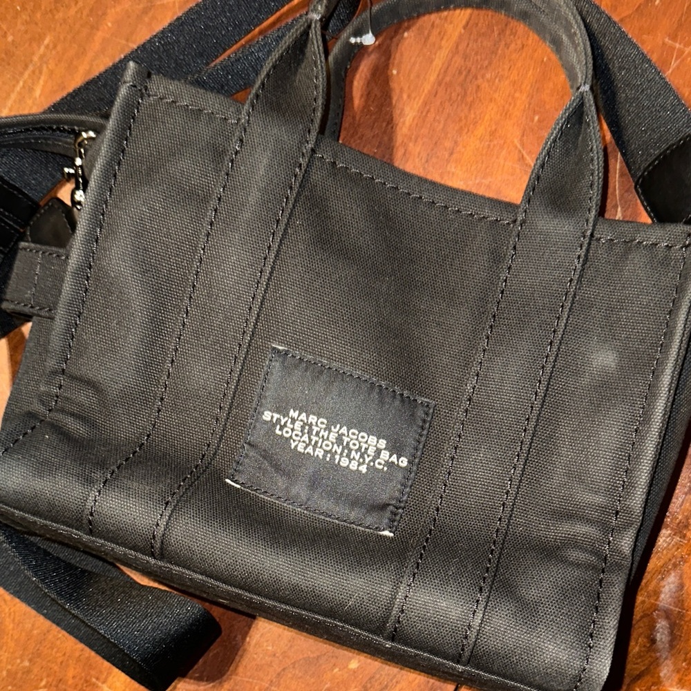 NWOT • Marc Jacobs Black The Tote Bag Mini Crossbody - Picture 11 of 11